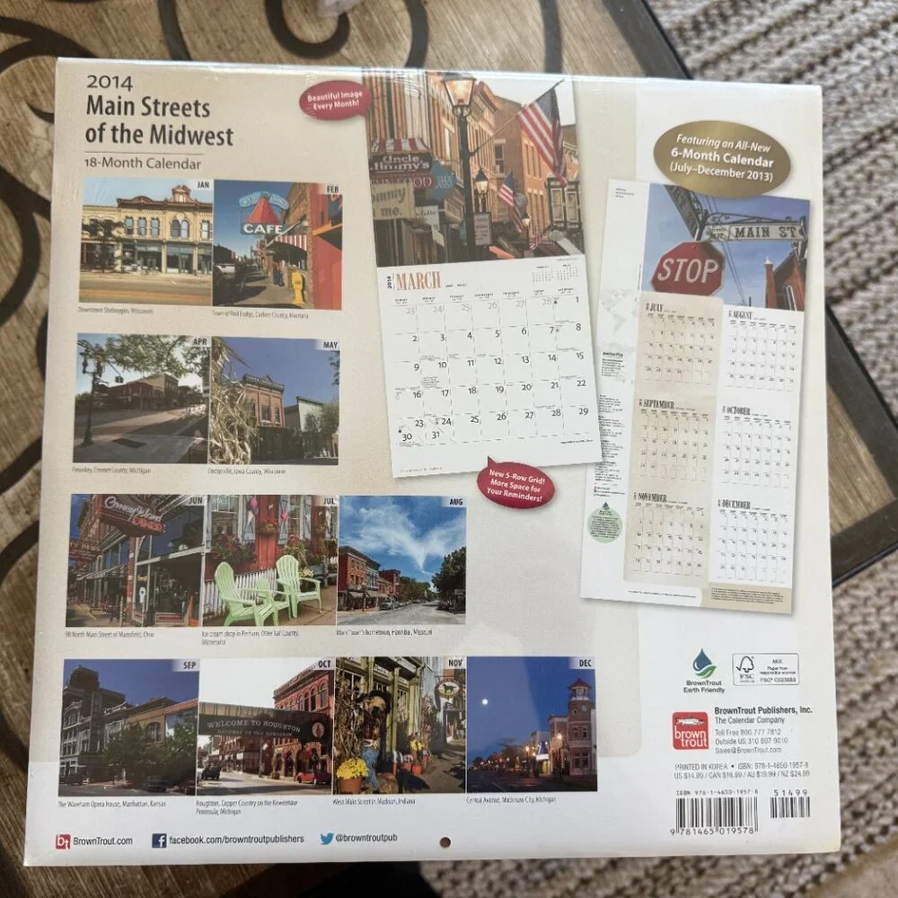 Main Streets of the Midwest Calendar 2014 (132)